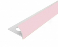 D104 Профиль д/плитки внешний 9мм розовый (10шт) 